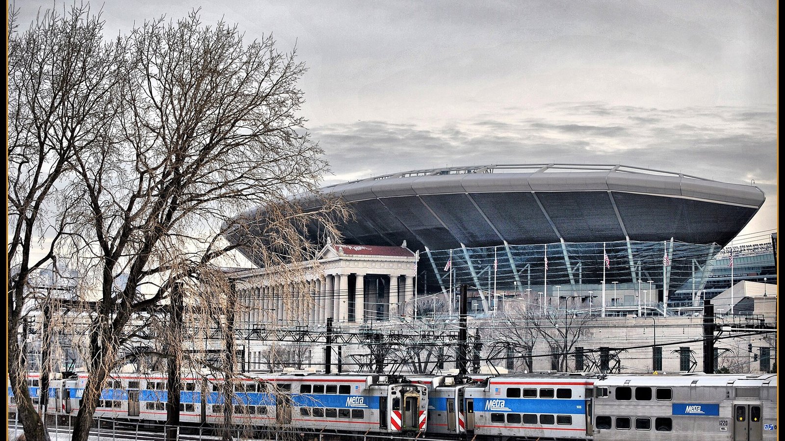 Soldier Field in Chicago — site of the Bears’ Monday night win