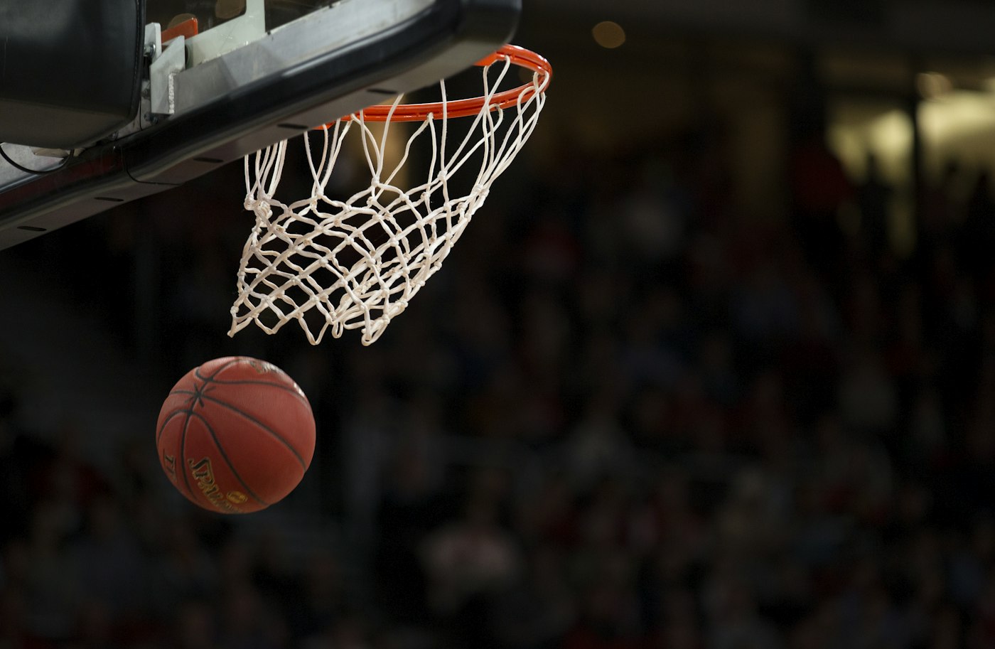 Indoor basketball court hardwood — illustrative sports stock