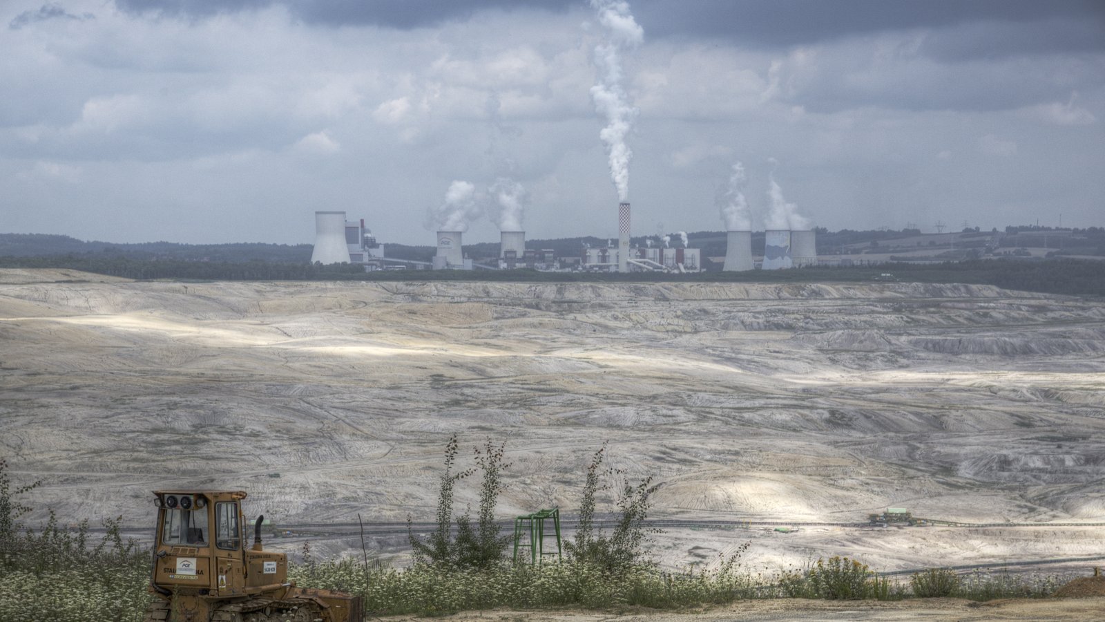 The Turów open-pit coal mine and power station in Poland — illustrative, not the Hunter Valley mine