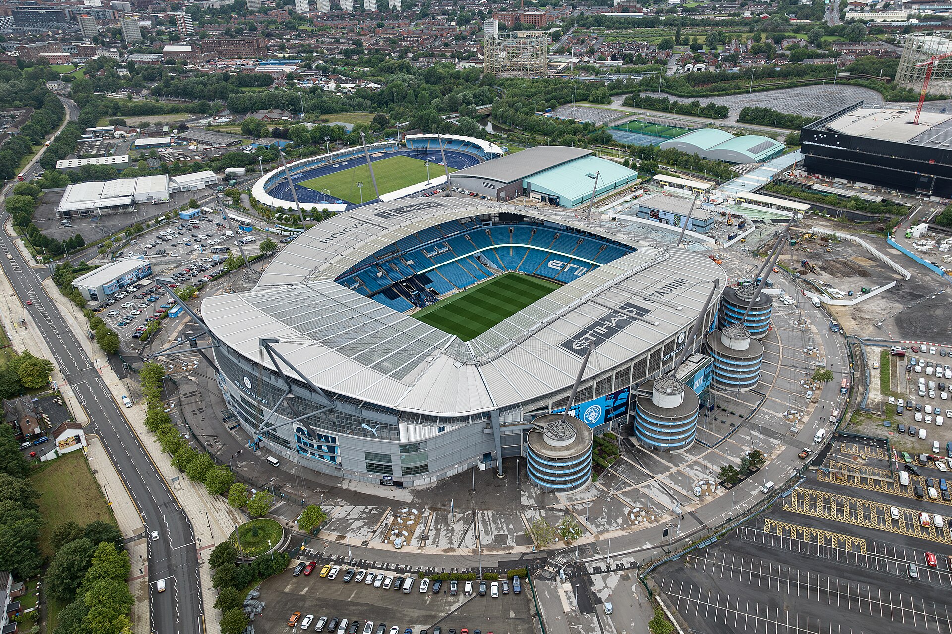 City of Manchester Stadium (Etihad Stadium) exterior