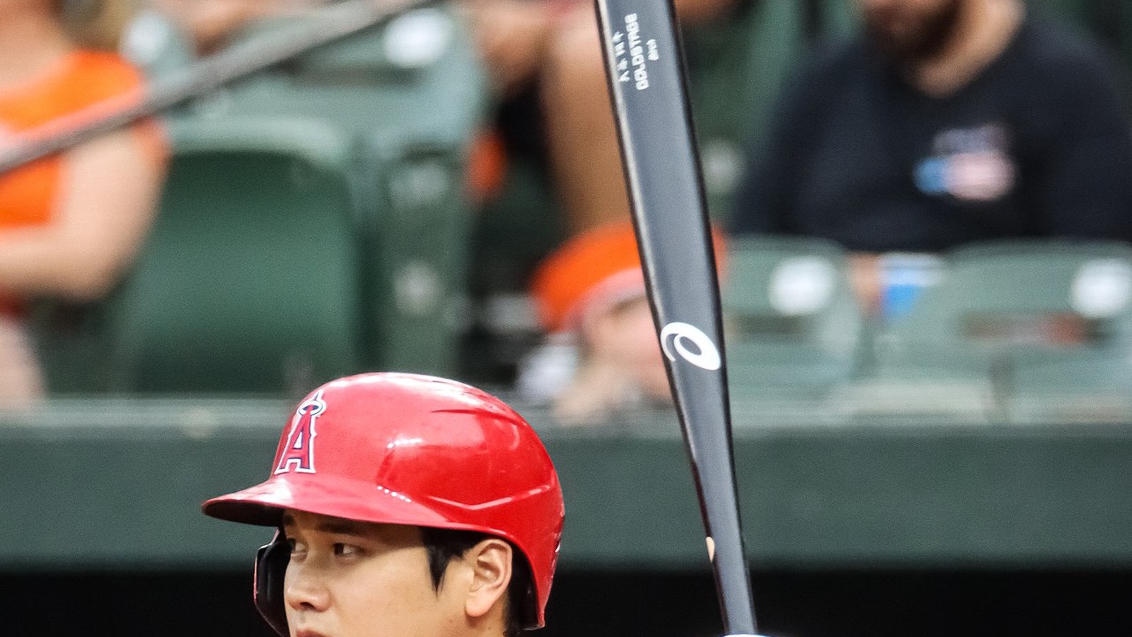 Shohei Ohtani in a baseball uniform