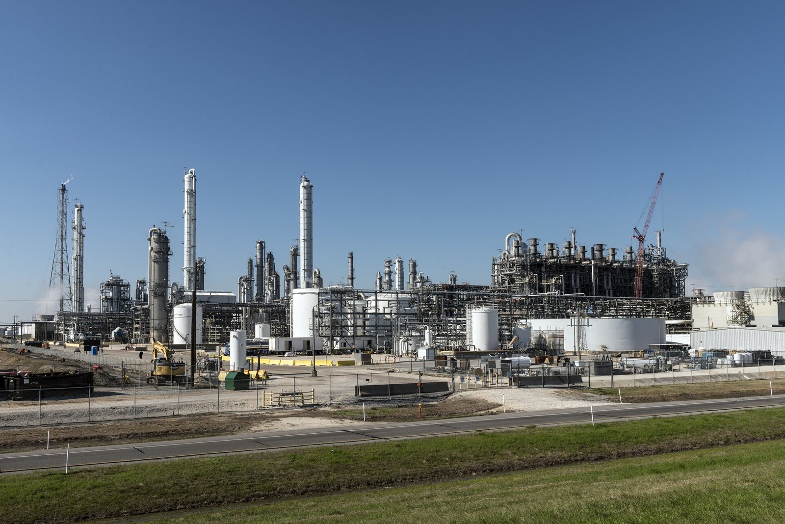 An oil refinery in Groves, Texas, near Port Arthur — illustrative, not tied to the export policy
